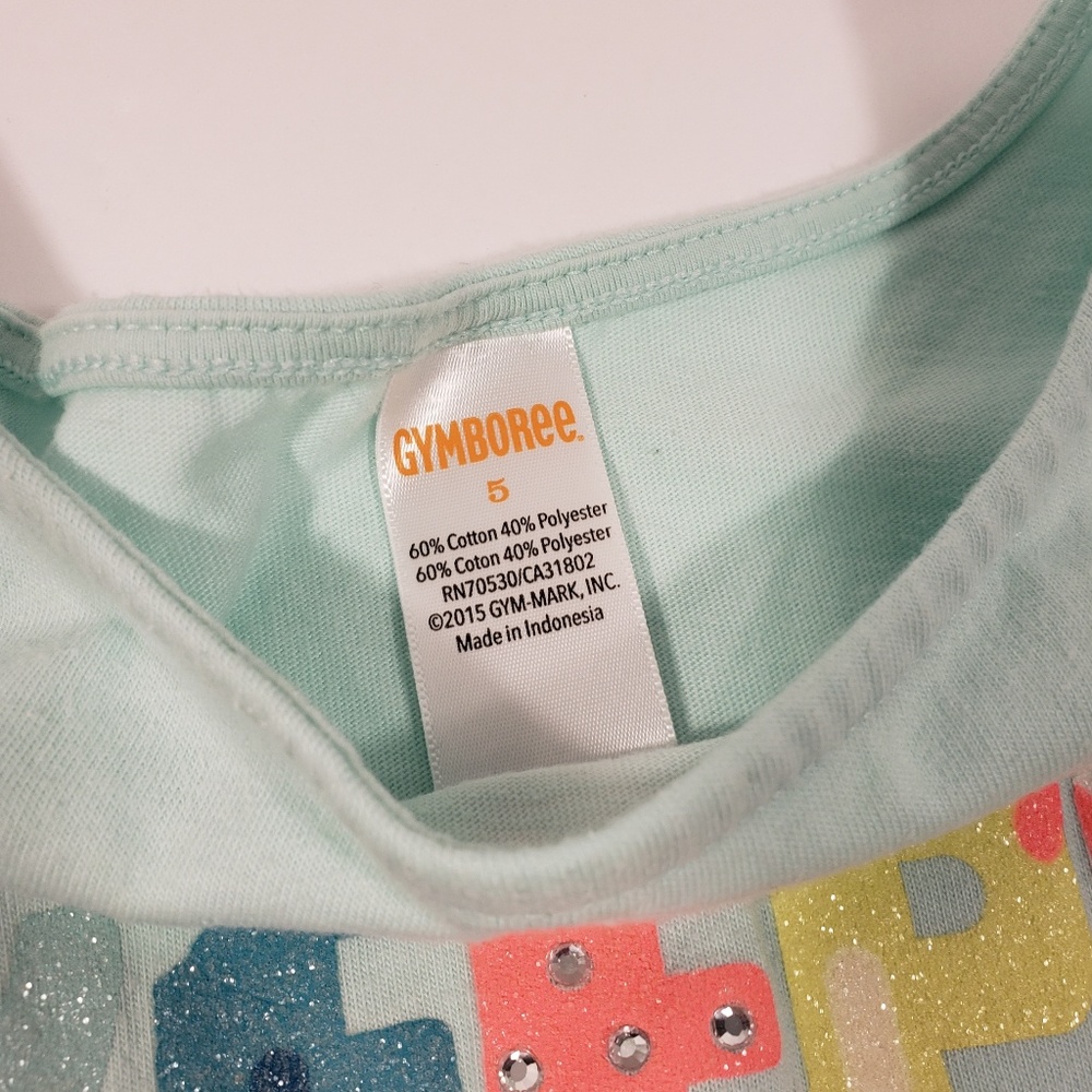 Gymboree Girls Tshirt with knot detail size 5 - Picture 3 of 4